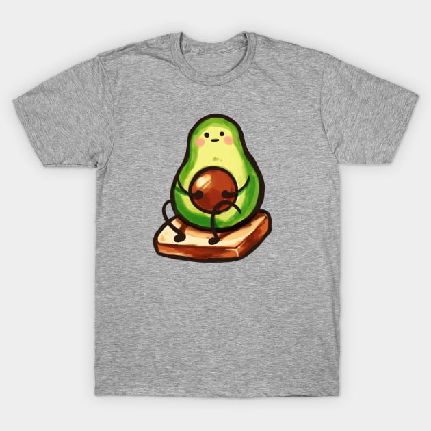 awkward avocado toast T-Shirt by mushopea